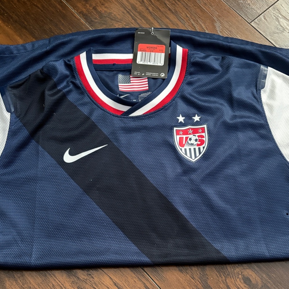 Nike USA Soccer Jersey in Navy and White